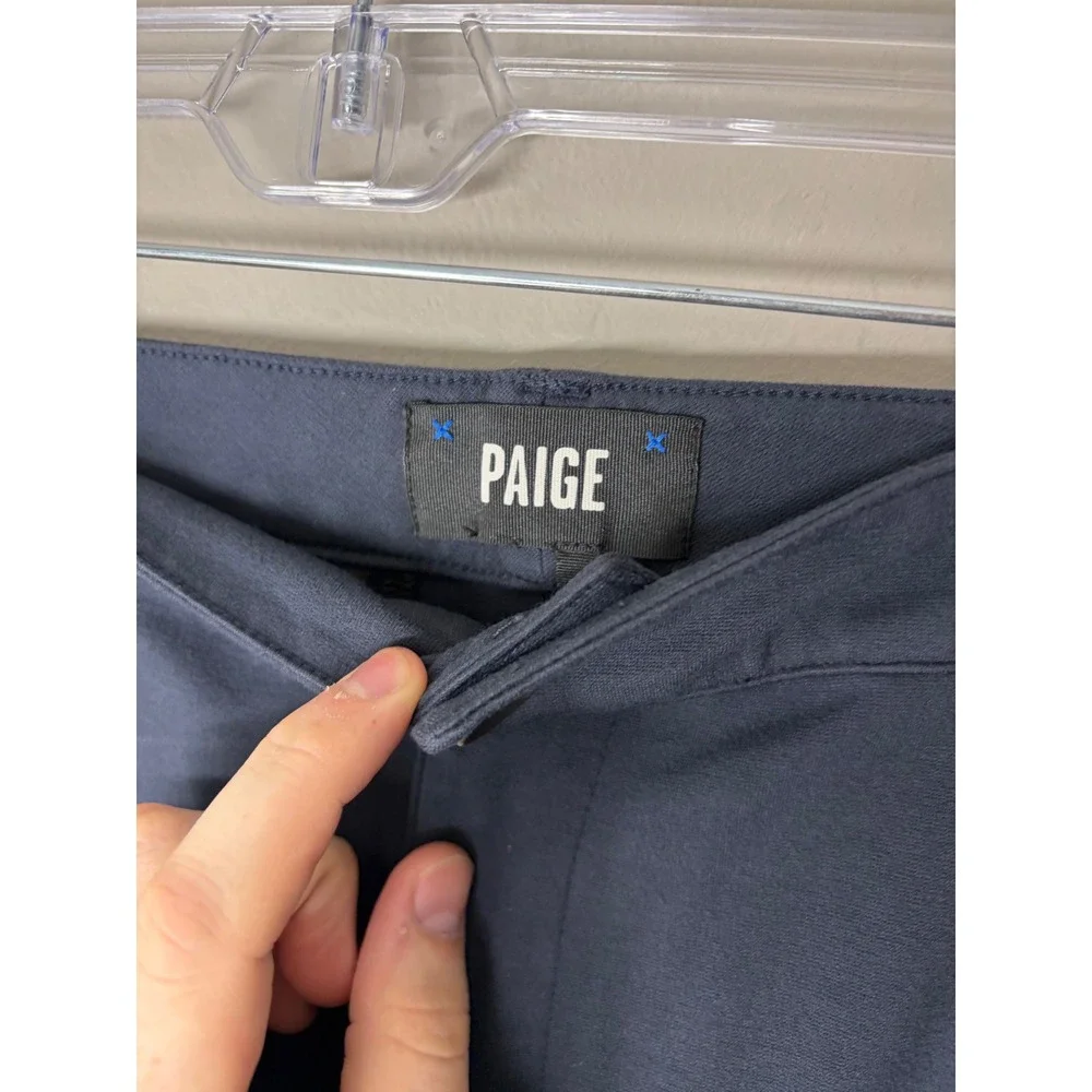 Paige Rickson Shorts Mens 36 Deep Anchor Navy Blue Chino Stretch M822374-6761